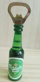 Зеленый 1 шт. креативные в форме бутылки пива магнитный холодильник палка украшения дома характеристика открывалка для бутылок без воды ME 010 - Цвет: Зеленый