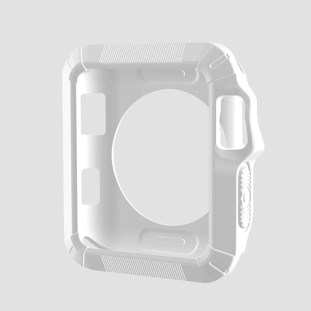 Универсальный тонкий прочный защитный чехол из ТПУ 6 цветов для Apple Watch Series 1 2 3 38 мм