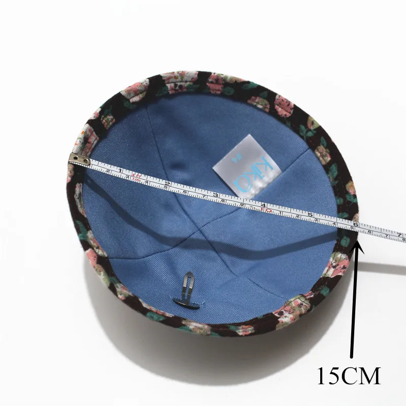 Еврейский Kippa Flroal хлопок Kippah Kippot