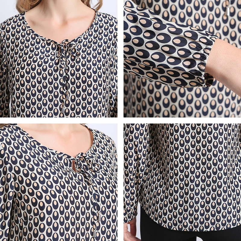 MS VASSA летние блузки Для женщин 2018 Новые поступления Рубашки повседневные точка