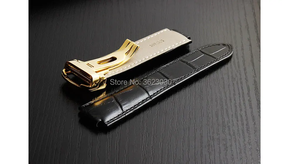 Чехол из натуральной коровьей кожи с ремешком для часов cartier с откидной пряжкой для размеров 18 мм 20 мм белый красный синий зеленый черный коричневый