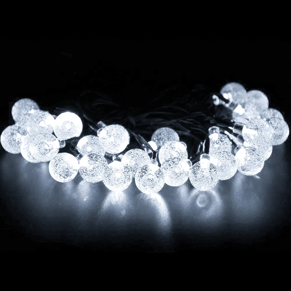 4 м наружные гирлянды хрустальные Пузырьковые шары вечерние для двора сада