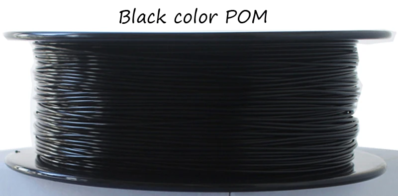 Высокая жесткость pom Филамент 1 75 мм кг 3d принтер филаменты черный белый impressora