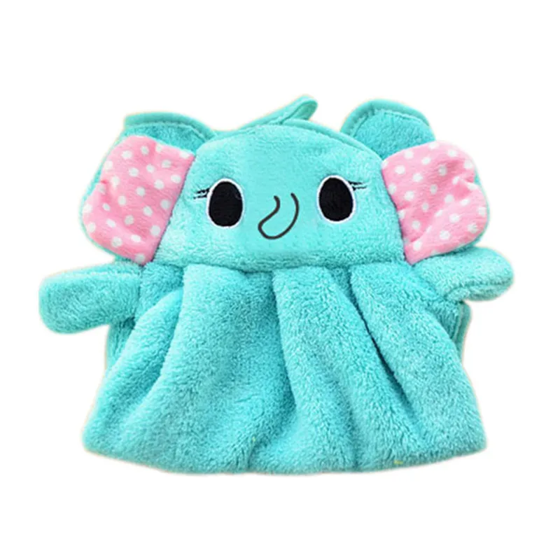 elephant 30*20 см новые мягкие бархатные Мультяшные милые малыши Животные полотенце для рук/лица ежедневное использование ванной кухни полотенце для рук - Цвет: elephant