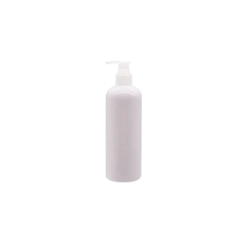 Empty Plastic Lotion Pump Bottles Black Gray Cosmetic Container With Liquid Soap Dispenser Shampoo Refillable Bottles 300ML - Цвет: White Bottle Clear