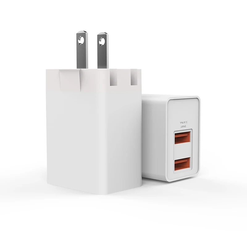 Сетевое зарядное устройство USB со складной вилкой 15 Вт для iPhone Samsung Galaxy S8 + с