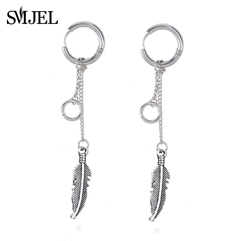 eq073 SMJEL, корейские серьги руки, Женские Ювелирные изделия, серьги из нержавеющей стали, покажите вашу любовь, сердце, серьги-гвоздики для девочек, Букле д 'Орель - Окраска металла: eq073