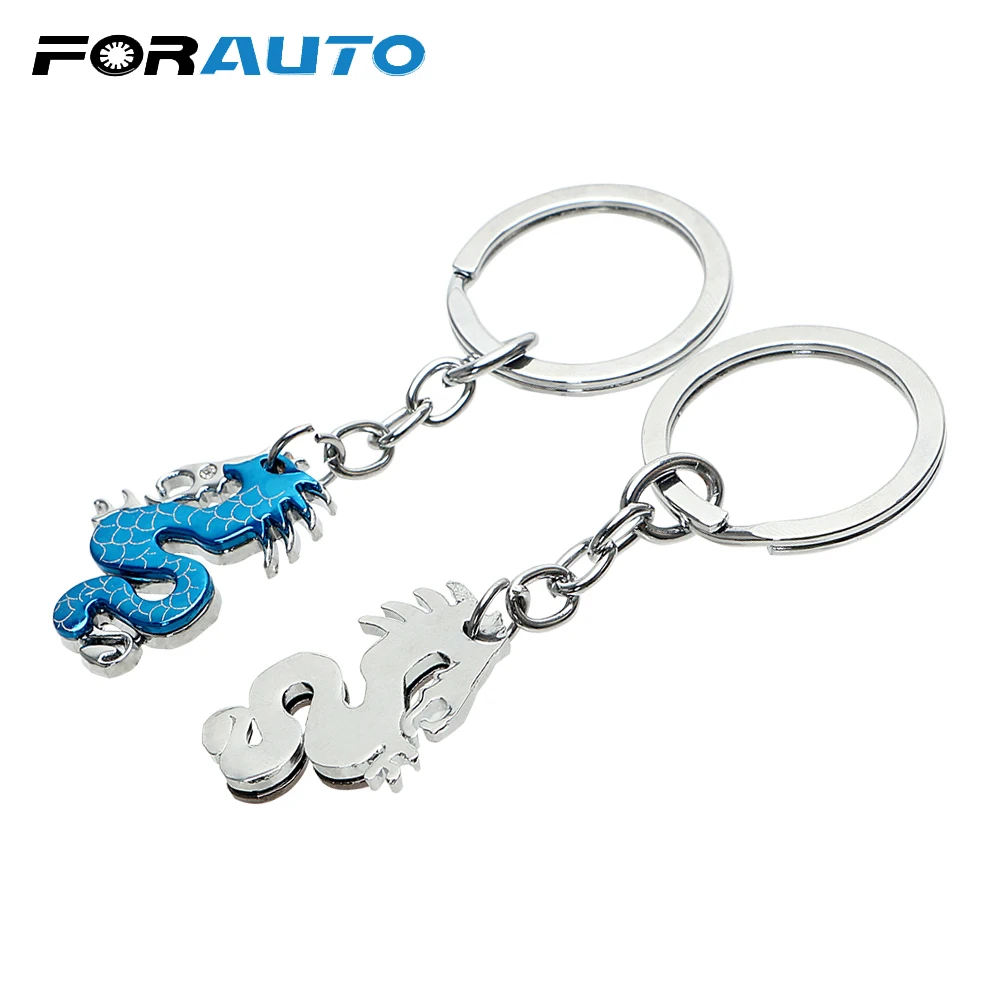 FORAUTO металлические кольца для ключей с драконом подвеска брелок креативный стиль