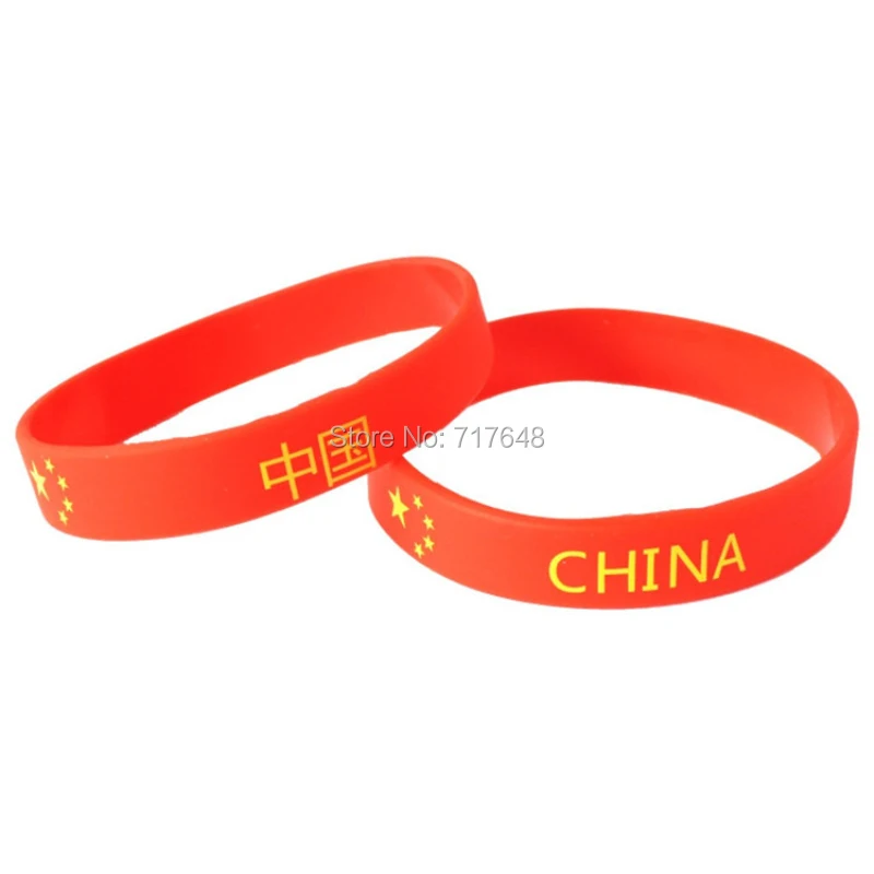 100 шт. китайский браслет силиконовые браслеты Бесплатная доставка FEDEX | Украшения