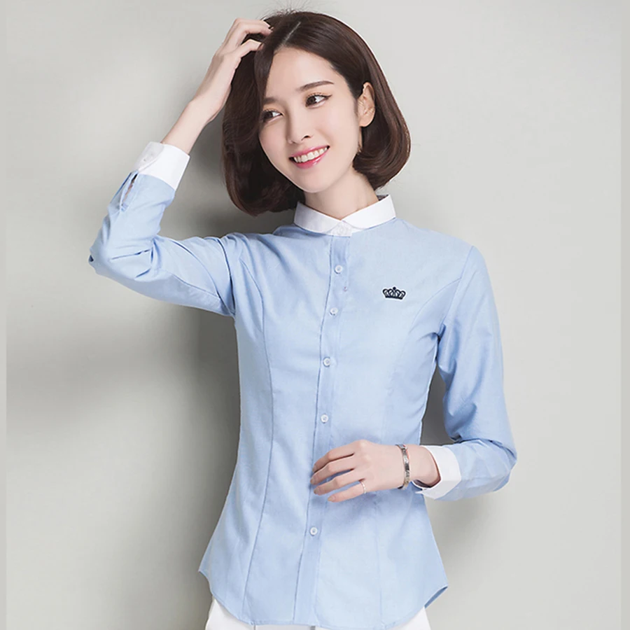 White Print Cotton Shirt Velvet Woman Office Uniform Tunic Plus Size Blouses Vintage Tops Dames Kleding Women P7C1314 |