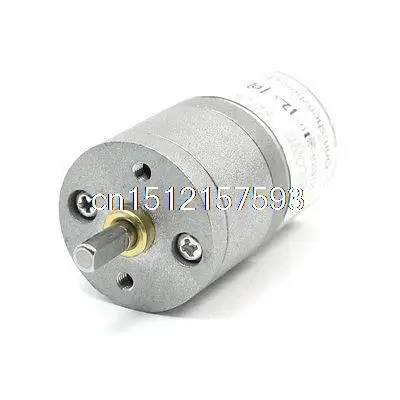 High Torque Speed Reducing DC Geared Motor 12Volt 102RPM