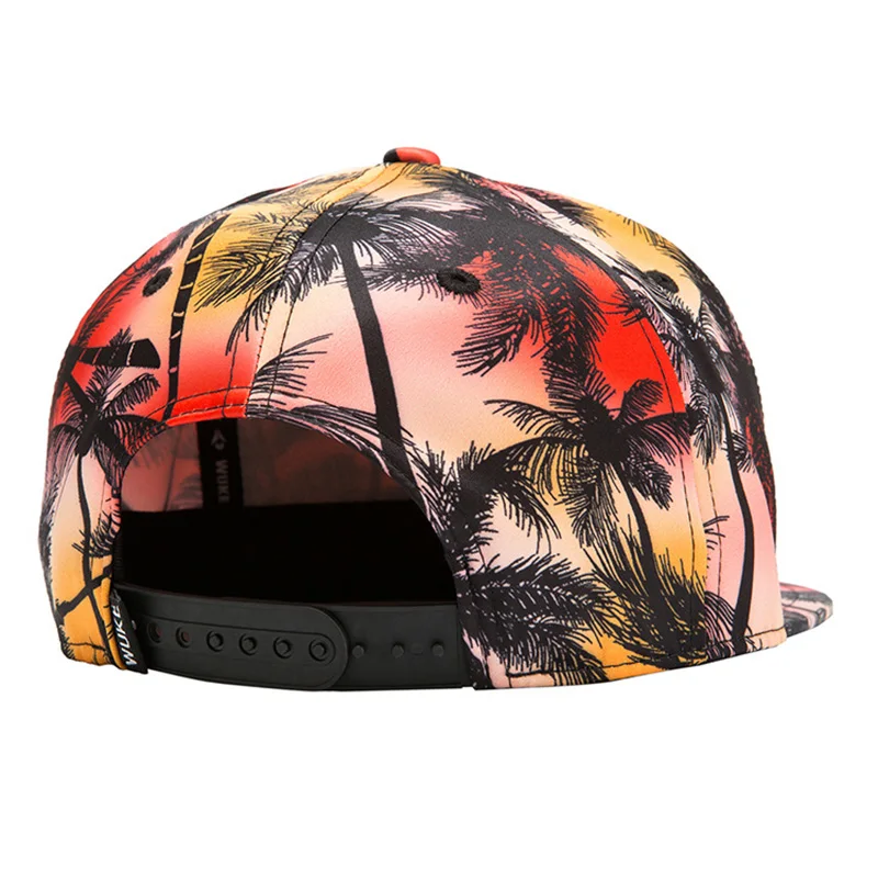 Unisex Coconut Tree Baseball Cap Men Women Outdoor Sports Snapback Adjustable Dad Hats Teenage Hip Hop Gorras Casquette CP0306 | Аксессуары