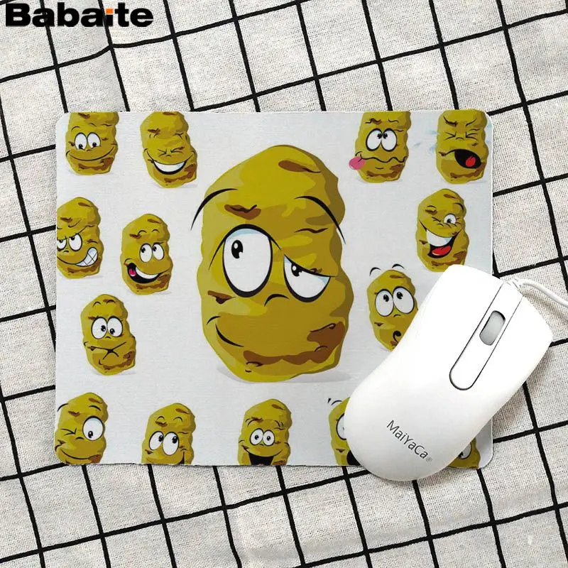 Babaite 2018 новый картофель фри силиконовый коврик для мыши игры Гладкий блокнот