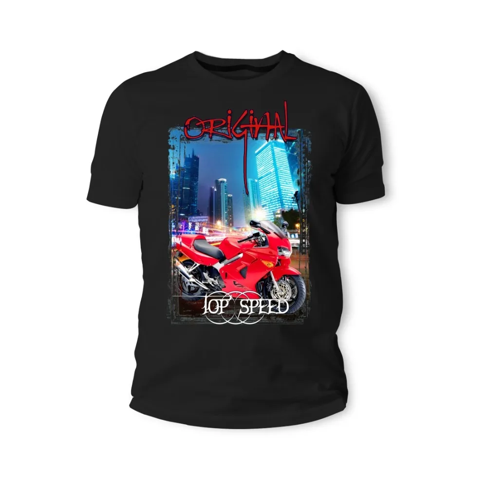 Новинка 2019 Мужская футболка с японским классическим мотоциклом моторад VFR 800