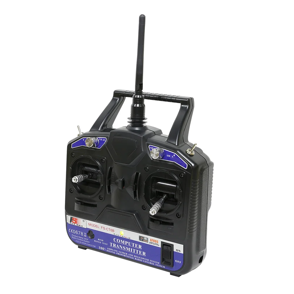 Fly Sky FS CT6B 6CH 2 4G RC передатчик и фотоприемник пульт дистанционного управления 6