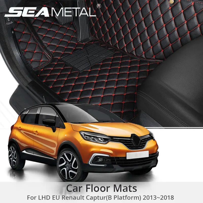 Для LHD EU Renault Captur B платформа 2018 2017 2016 2015 2014 2013 автомобильные коврики на заказ ковры