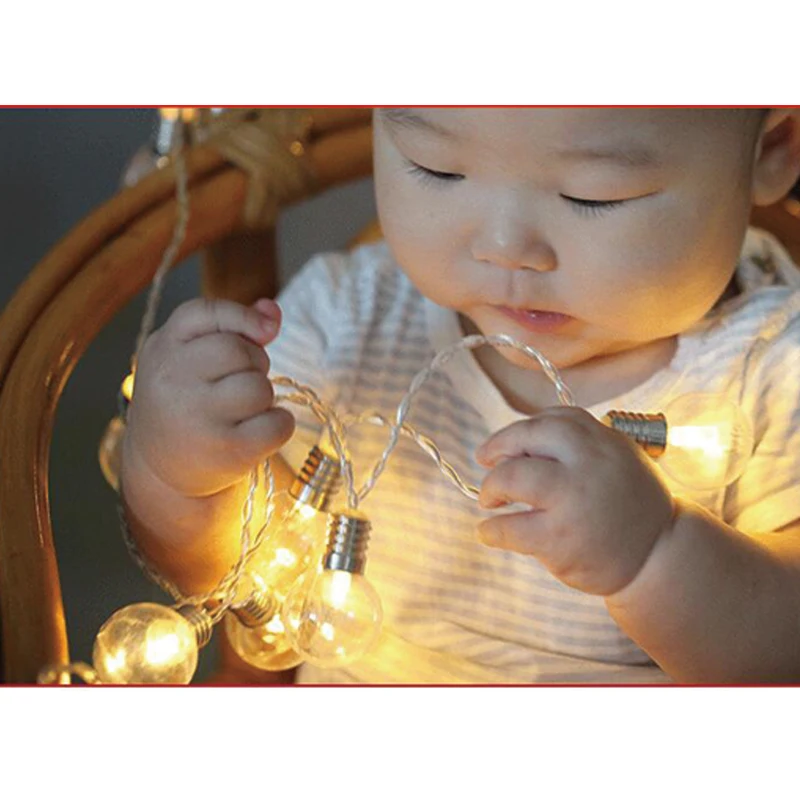 Свадебные украшения новинка 2 5 м светодиодные гирлянды хрустальный шар струнные