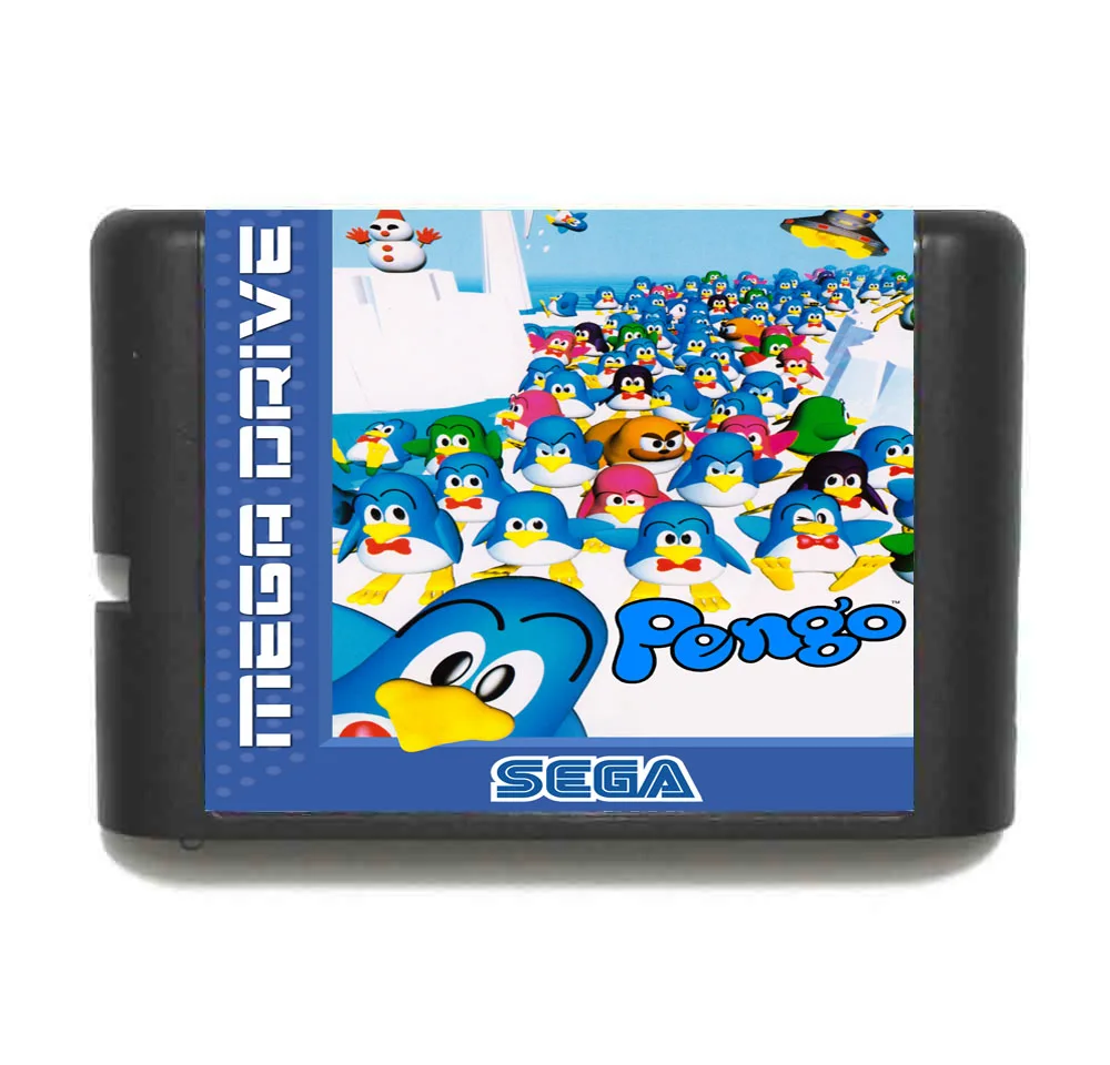 Pengo 16 бит SEGA MD карточная игра для Sega игры Mega Drive Genesis | Электроника