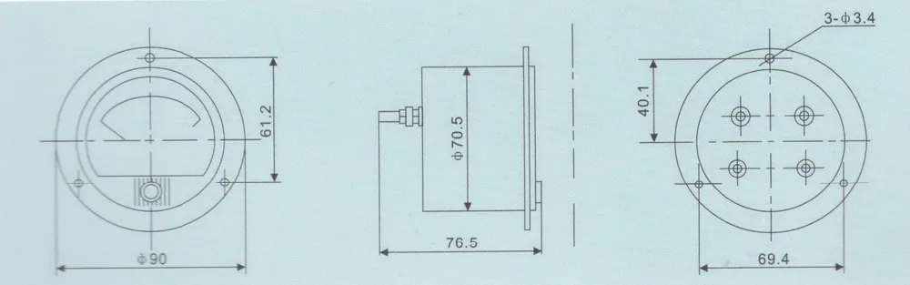 DC 0-20A Round Analog Ammeter Panel AMP Current DH62 Meter directly Connect | Инструменты