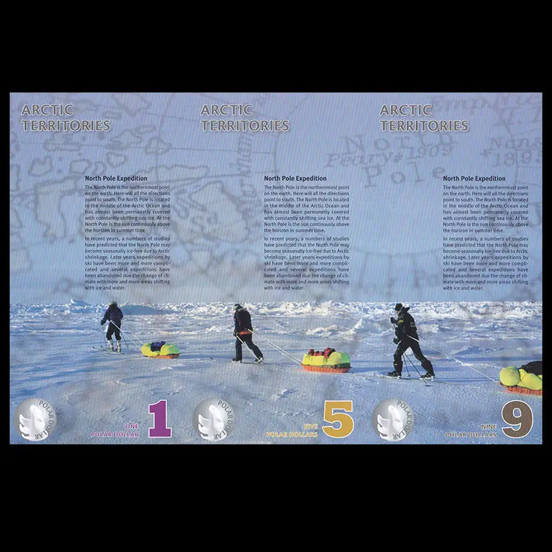 Arctic Territories UNCUT SET 3 шт полимер образец UNC нециркулированный оригинал | Дом и сад