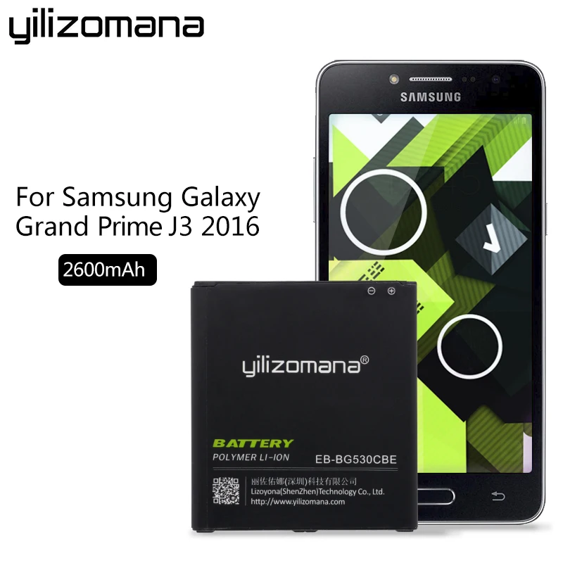 Оригинальный аккумулятор YILIZOMANA EB BG530CBE для телефона Samsung Galaxy Grand Prime J3 2016 G5308W G530 G531F