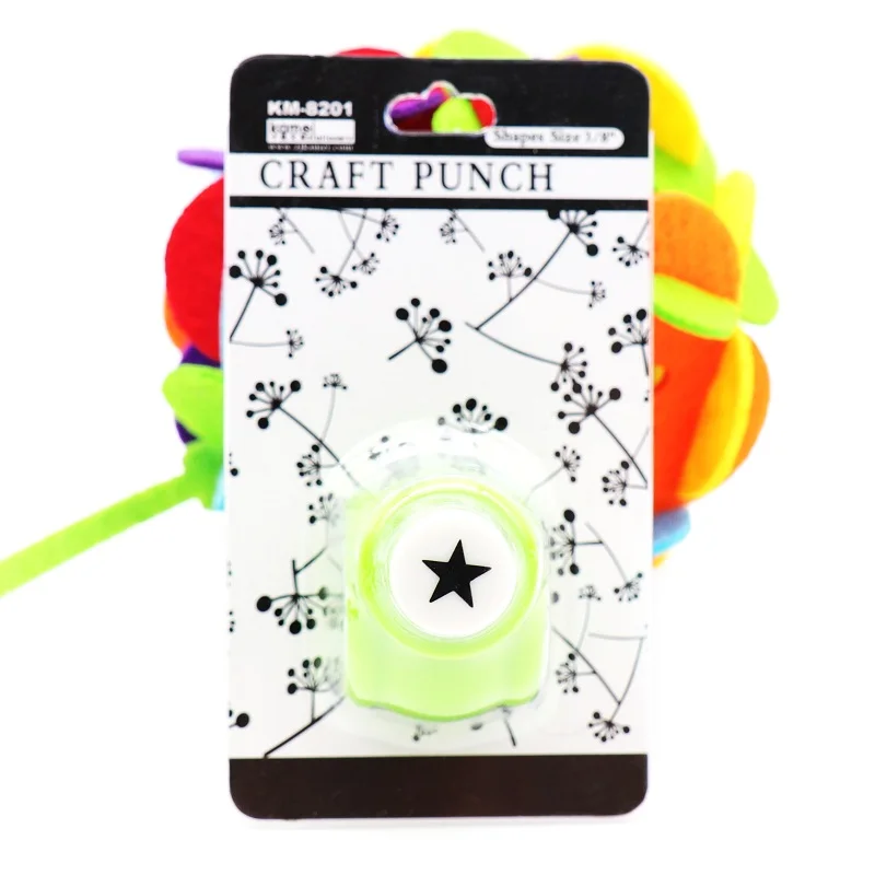 Five-pointed star 1 шт. мини-устройство для тиснения DIY бумажный резак для печати карт Scrapbook Shaper мини-устройство для тиснения детей ручной работы - Цвет: Five-pointed star