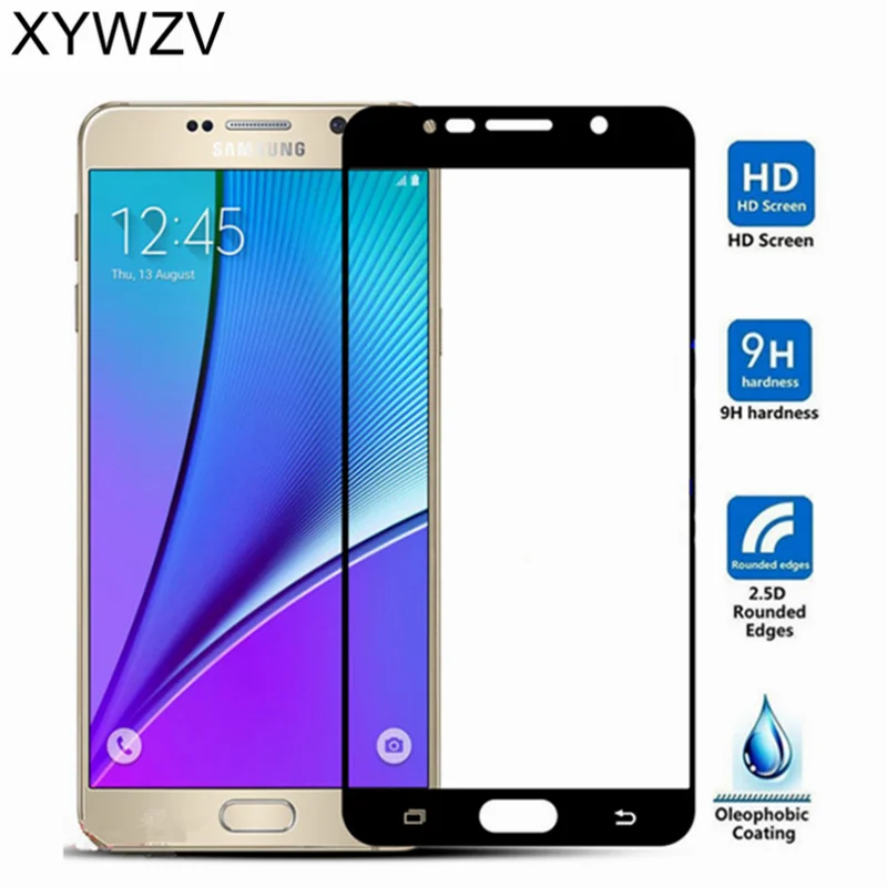 1 шт. Защита экрана для Samsung Galaxy Note 5 Закаленное стекло Note5 пленка N920 XYWZV|Защитные