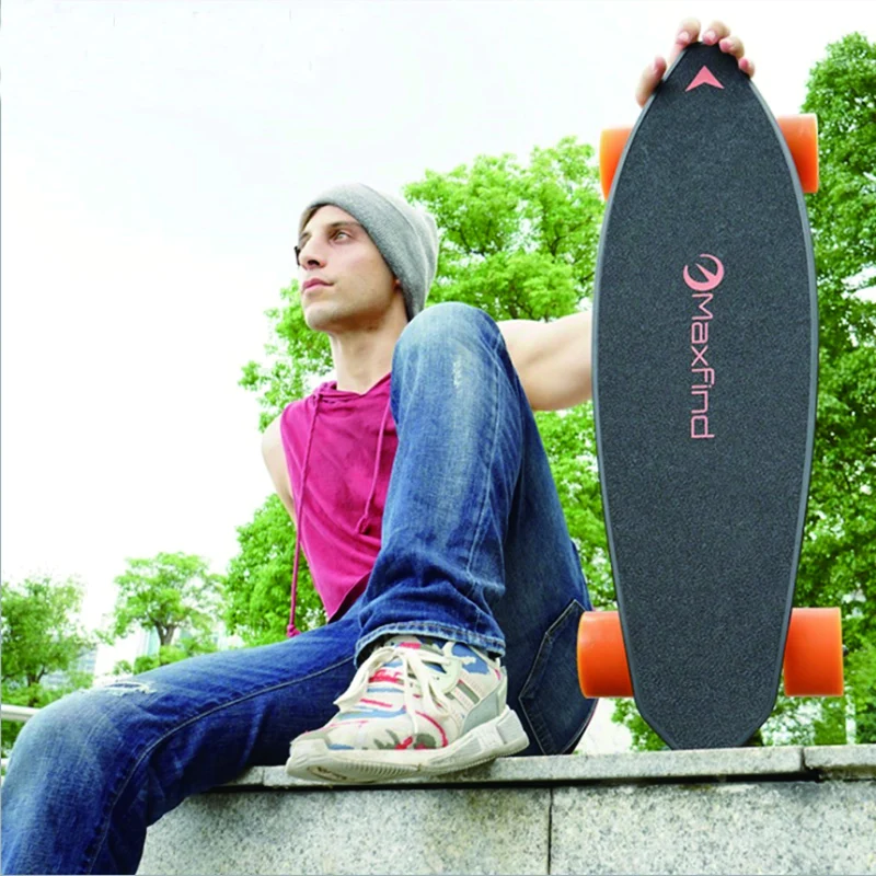 

Electric Skateboard Four-wheel Longboard Skate Board Maple Deck Wireless Remote Controll Skateboard Wheels For Adult Children