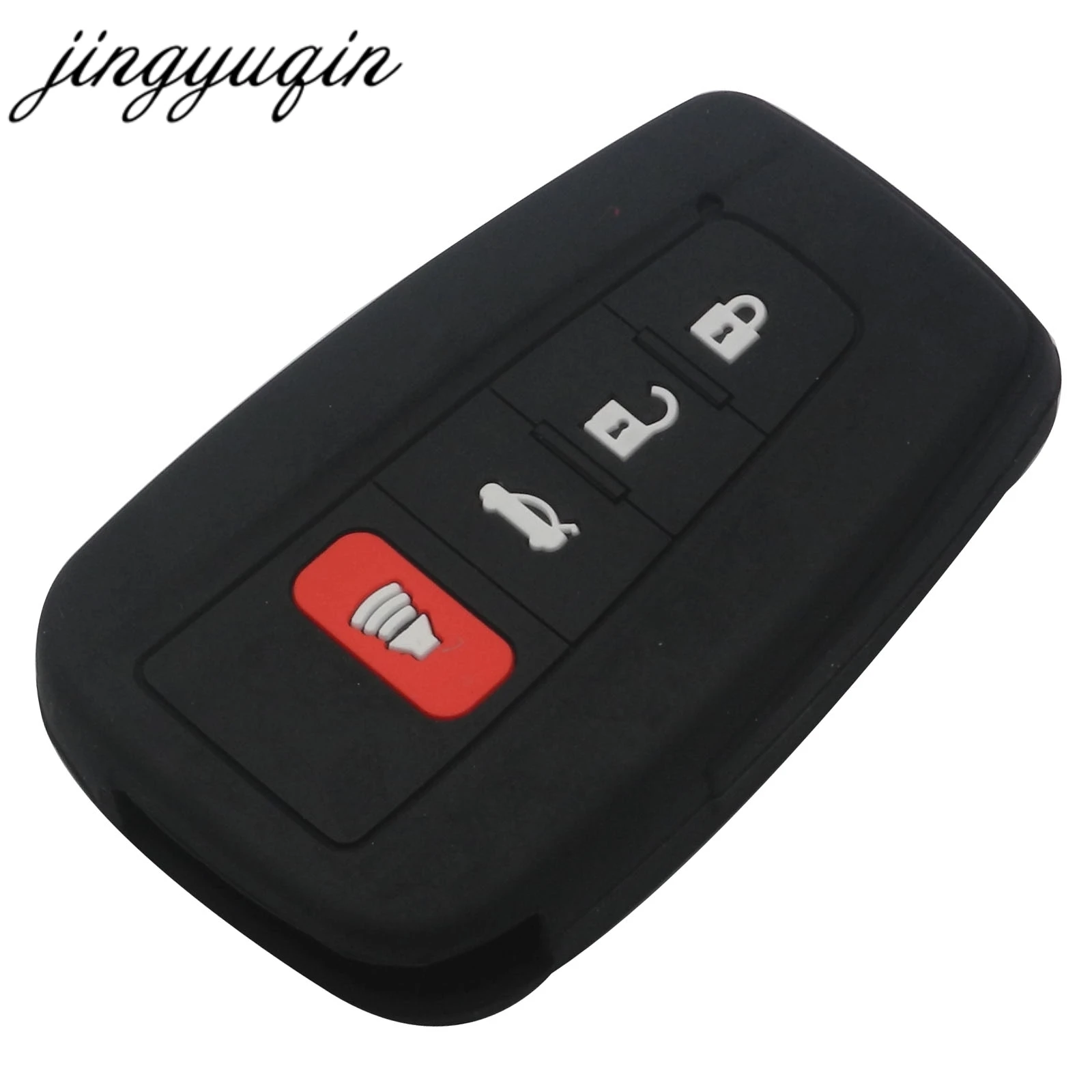 Силиконовый чехол jingyuqin 4BTN для Toyota Camry CHR Prius Corolla RAV4 Гибридный защитный