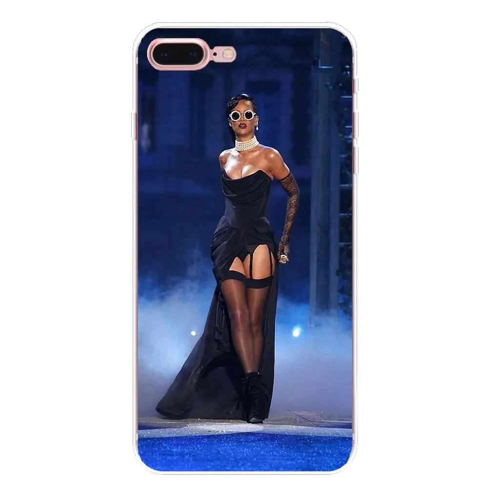 Custom Sexy Pop Star Rihanna Silicone Case For Samsung Galaxy S2 S3 S4 S5 MINI S6 S7 edge S8 S9 Plus Note 2 3 4 5 8 Coque Fundas |