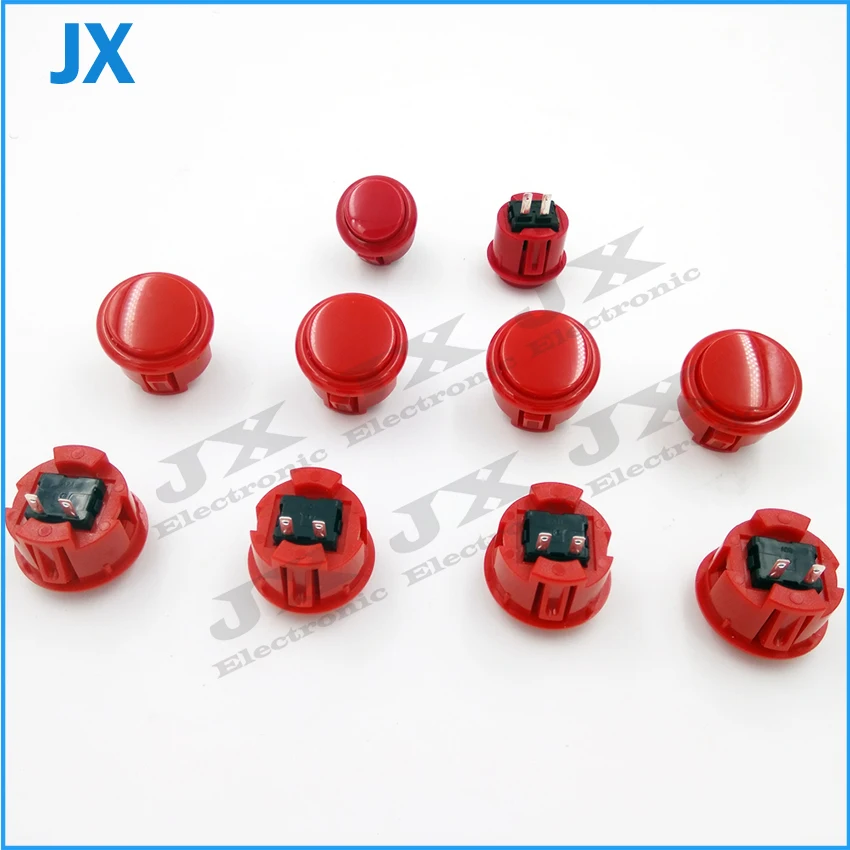 10 шт. OEM 30 мм и 24 мм кнопочный копирующий sanwa кнопочный DIY аркадный боевой игровой набор