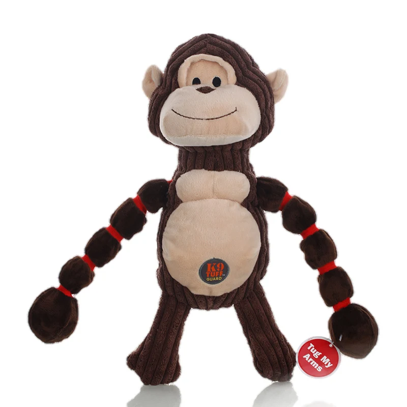 Charmingpet игрушки для собак, корова, обезьяна, крокодил, кролик, обучающие игрушки для домашних животных - Цвет: Monkey