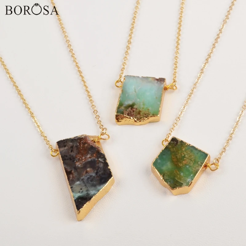 Ожерелье с кулоном BOROSA уникальное ожерелье в форме многоугольника из