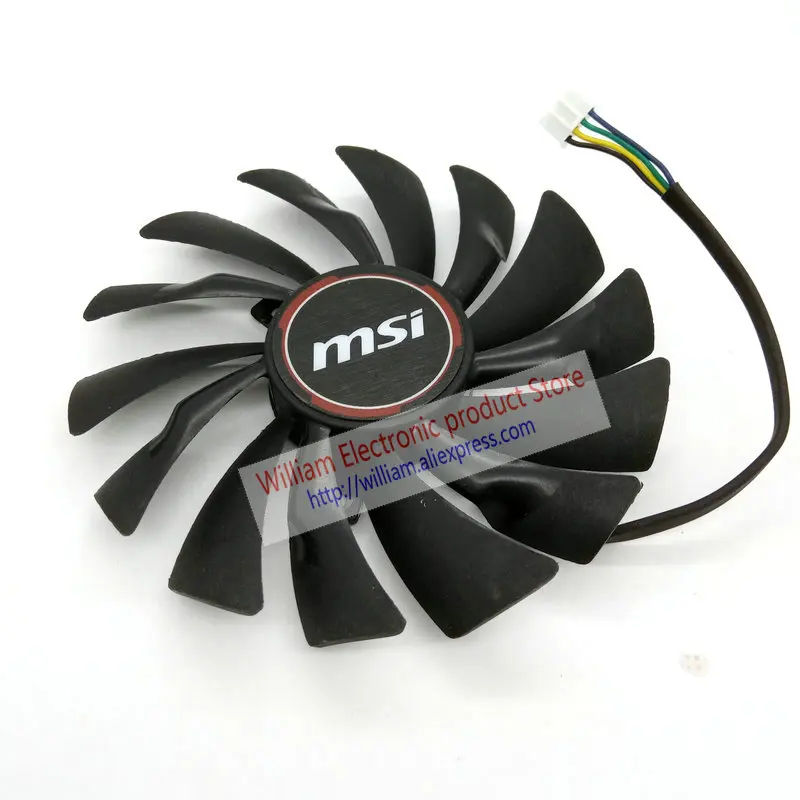 Для MSI Aero GTX 1070 ITX Графика карты вентилятор охлаждения PLD10010S12HH DC12V 0.40A FONSONING