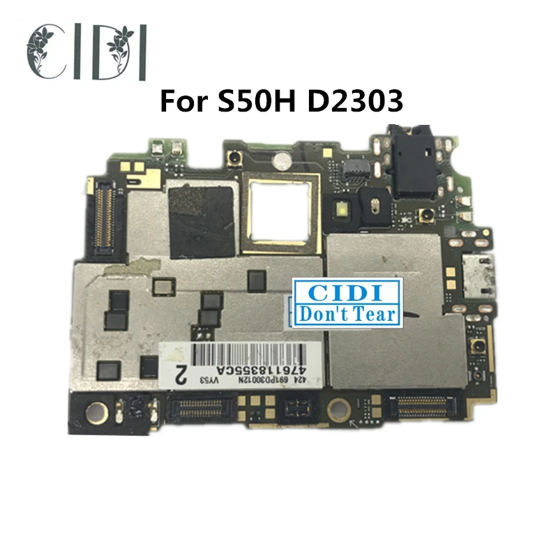 CIDI полностью рабочий б/у разблокированный WCDMA для Sony Xperia M2 S50H D2303 Материнская