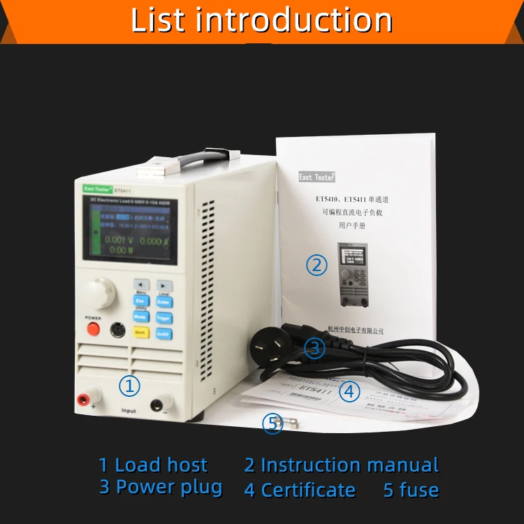 Одноканальный Высокая точность Батарея тестер ET5410 400W 150V40A RS485 DC Батарея тестер Электронная нагрузка Батарея Ёмкость тестер