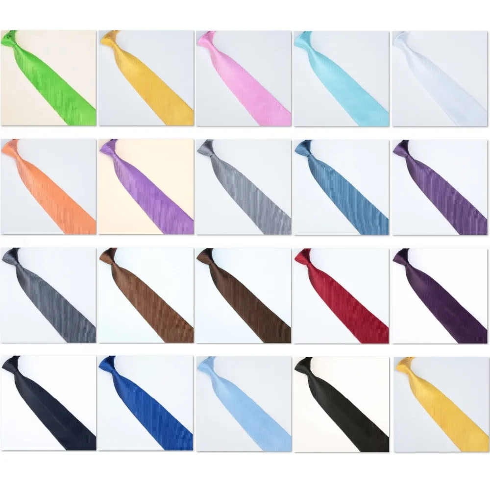 HOOYI 2019 Men Tie solid color men's business neck ties | Аксессуары для одежды