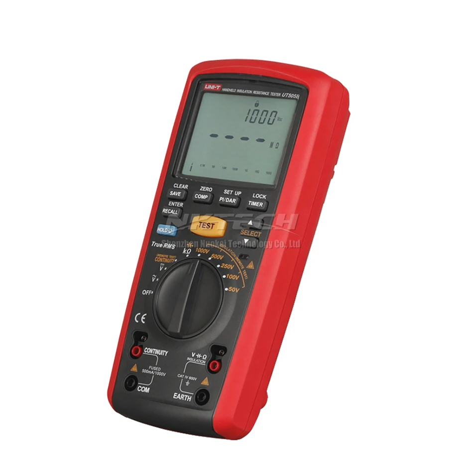 UNI T UT505B Мегаомметр цифровой Ручной True RMS Megger измеритель изоляции низкое