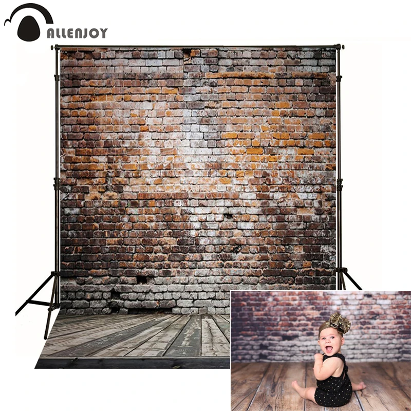 Allenjoy белый фон для фотосъемки с различными кирпичными стенками фотостудии