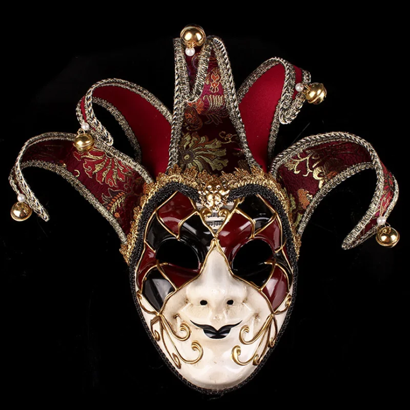 Шут Джокер партия маска Венеция маски вечеринок маскарад Рождество Хэллоуин