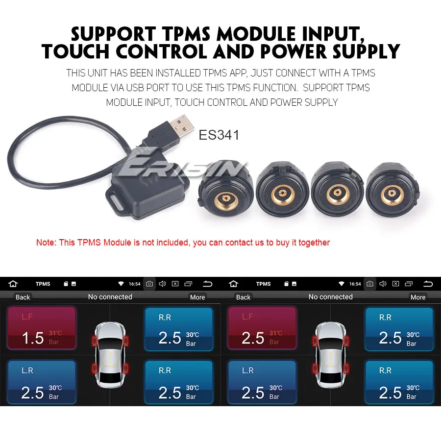 Erisin ES4971F " Android 9,0 Авторадио gps DAB+ WiFi OBD2 TPMS 4G DTV CD Bluetooth для Fiat Bravo