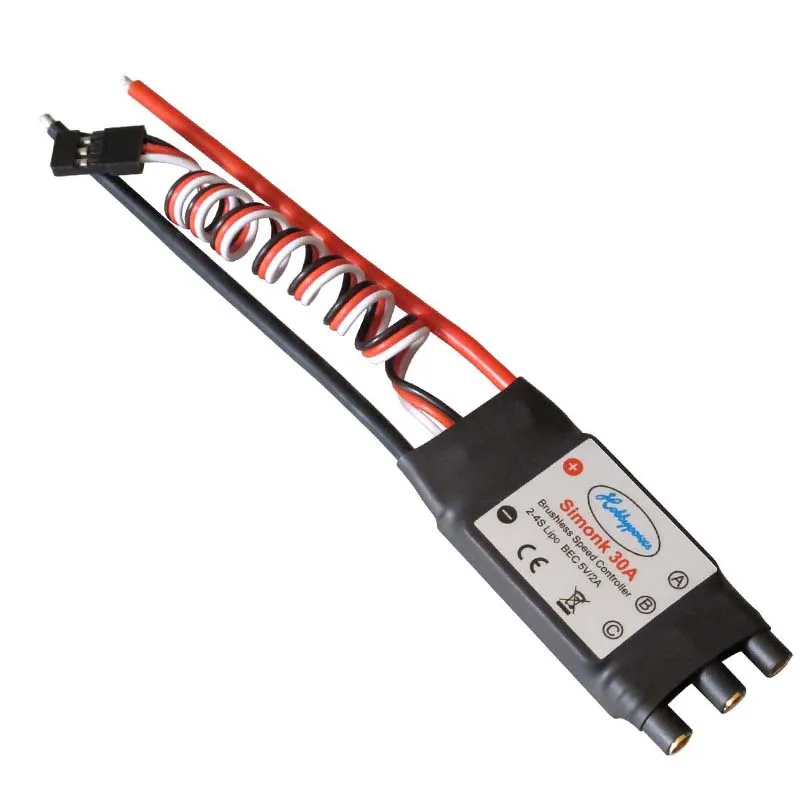 6 шт. Hobbypower SimonK 30A ESC Бесщеточный Регулятор скорости BEC 5V 2A для DIY Hexacopter F550 S550 |