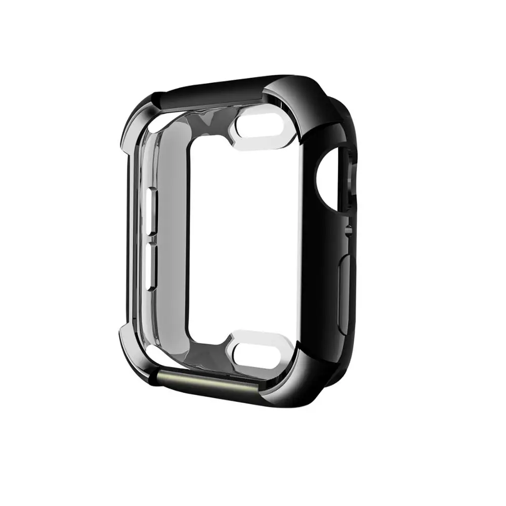 Новый силиконовый чехол бампер для Apple Watch 4 3 2 1 44 мм/40 мм ультра тонкий защитный