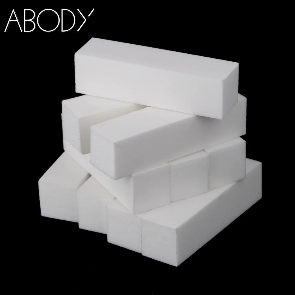 10 шт. белый буфер шлифовальный блок акриловые Типсы для ухода за ногтями