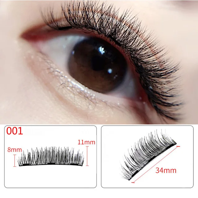 mascara1 Горячая Магнитная жидкая подводка для глаз& Магнитный ненастоящий ресницы& Набор пинцетов Falszywy Zestaw Rzes Valse Wimper Набор косметический - Цвет: mascara1