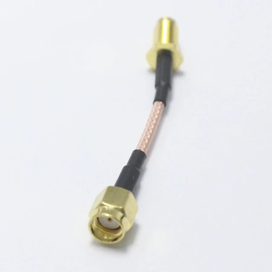 1 шт. 5 см RP SMA штекер к гнезду Разъем RF коаксиальный переборка обжимной разъем RG316
