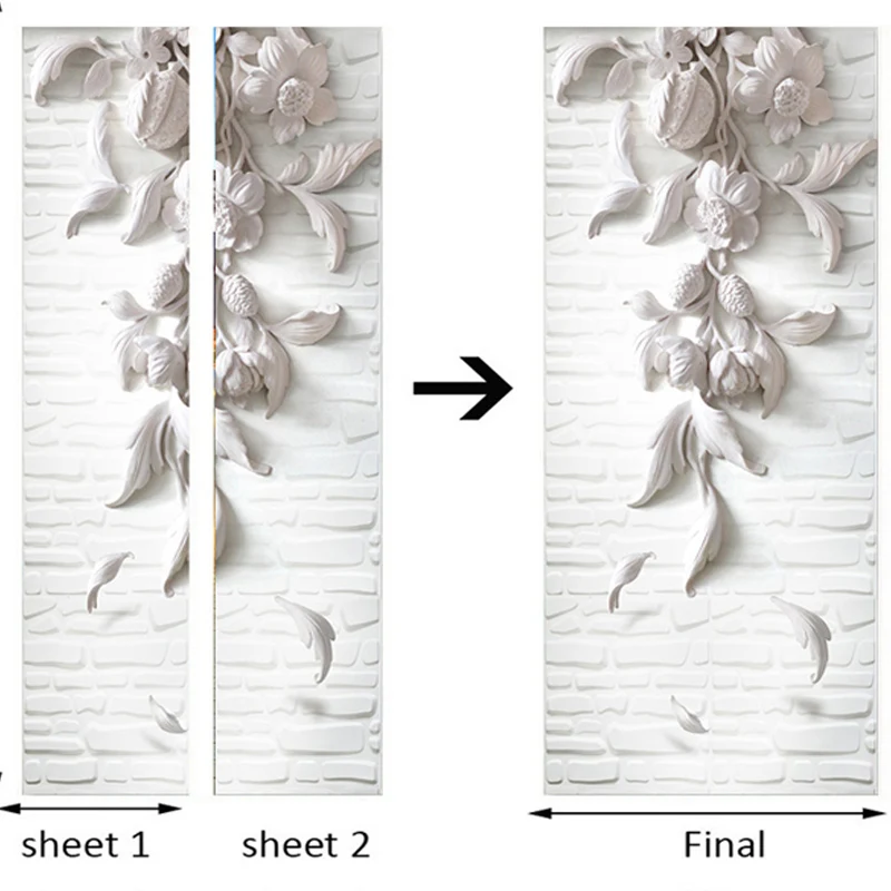 Современные креативные 3D стерео рельефные цветы обои для гостиной кабинета