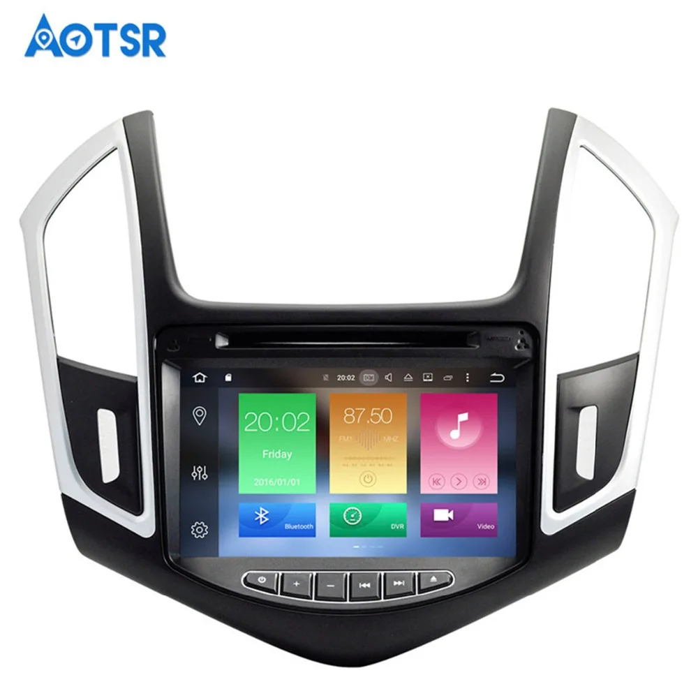 Автомагнитола 2 din на Android 8 1 с DVD-плеером и GPS-навигацией для Chevrolet CRUZE 2012-2015 |