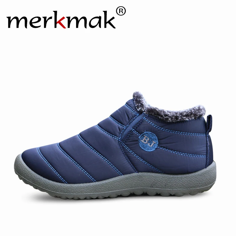 Merkmark/Новинка года; Сезон Зима; Теплая мужская хлопковая обувь с бархатной подкладкой; повседневная мужская обувь с мягкой подошвой