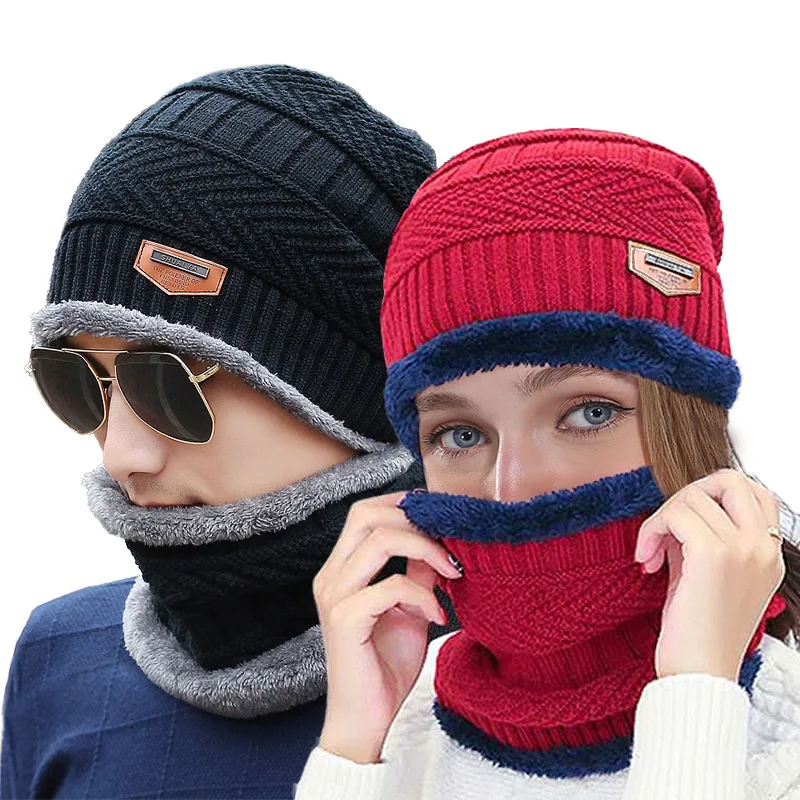Peekymoce, вязаная зимняя шапка, женский шарф, шапочки, шапки, женские шапки для мужчин, женские шапочки, Повседневная теплая шапка